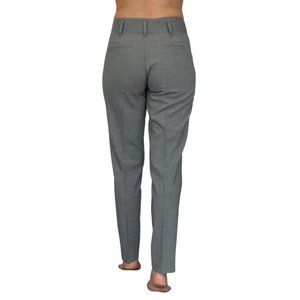 Club Monaco Heather Gray Pleated Pencil Leg Wool Pant